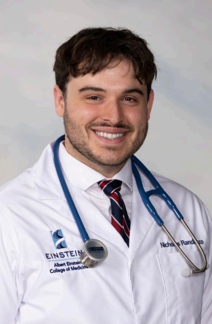 Portrait of Nicholas Randazzo in his white coat